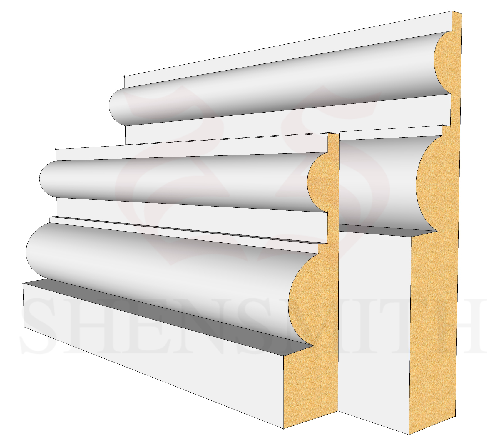 Belmoral MDF Skirting Board