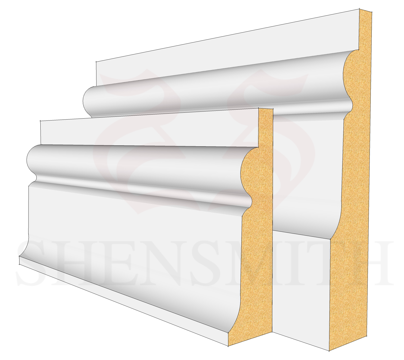 Chelsea MDF Skirting Board