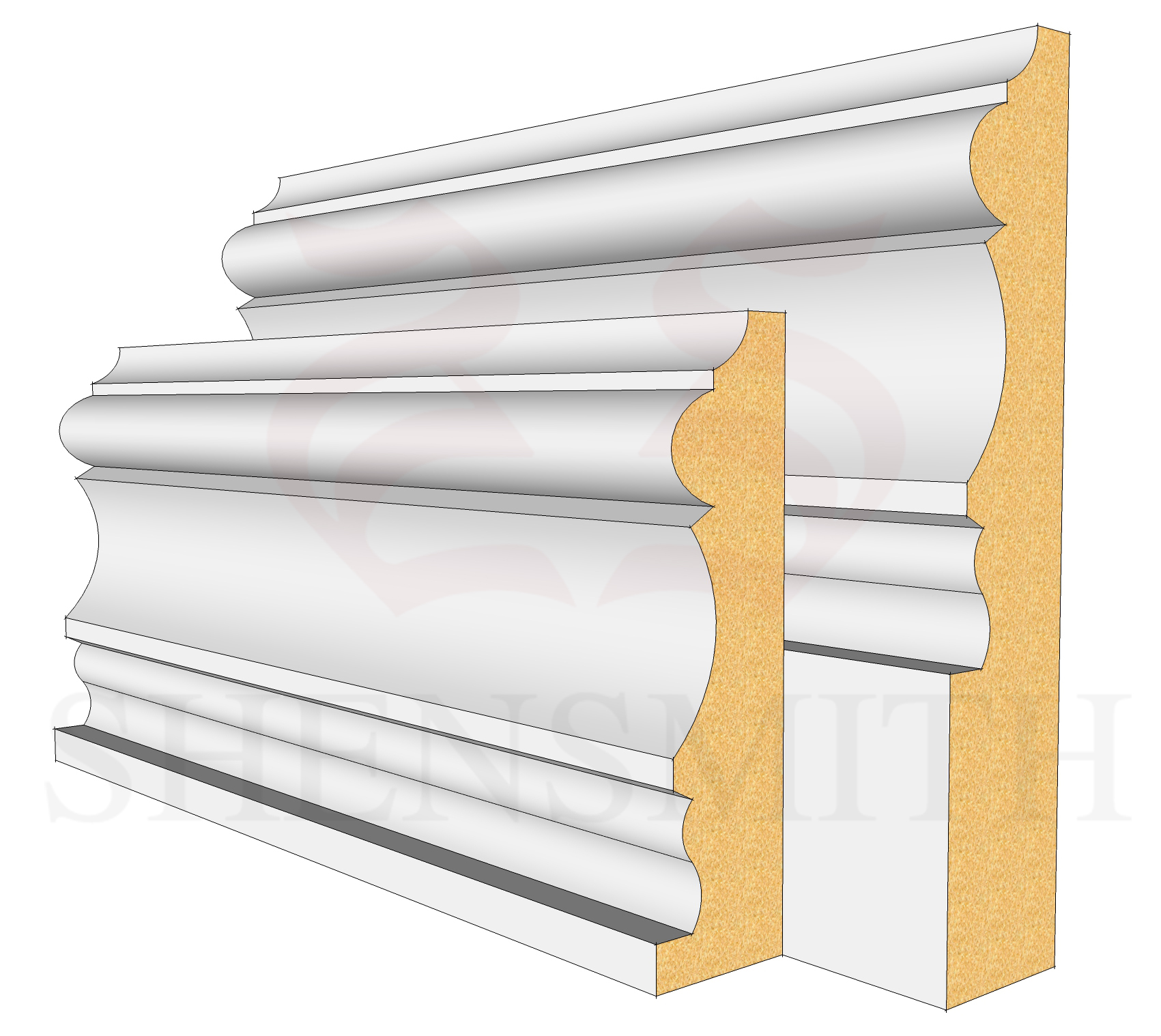 Derby MDF Skirting Board