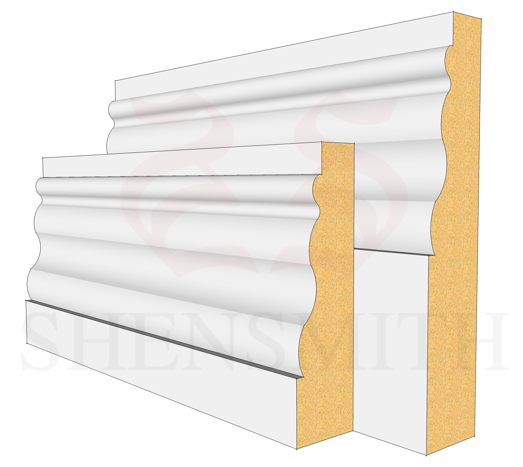 Kensington MDF Skirting Board