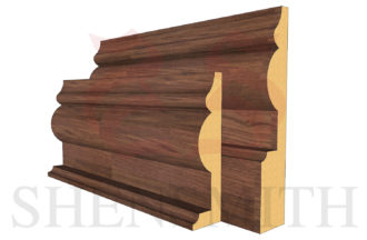 1914 Walnut Skirting Board