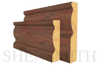 2107 Walnut Skirting Board