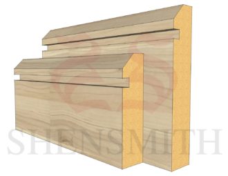 45 Rebated 1 Ash Skirting Board