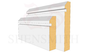 45 Rebated 1 Beech Skirting Board