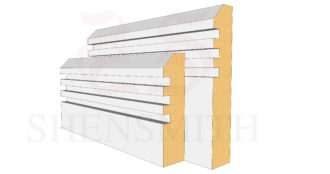 45 Rebated 3 Beech Skirting Board