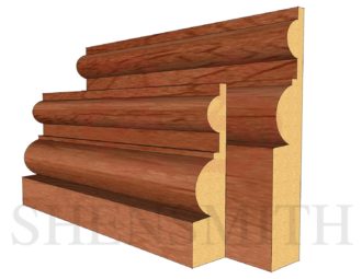 Belmoral Cherry Skirting Board
