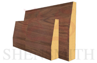 Bevelled Walnut Skirting Board