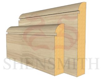 Bullnose Rebated 1 Ash Skirting Board