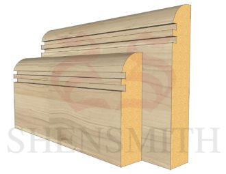Bullnose Rebated 2 Ash Skirting Board