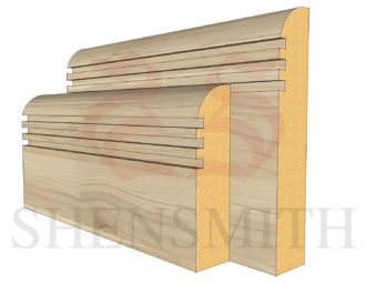 Bullnose Rebated 3 Ash Skirting Board