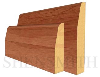 Chamfered Cherry Skirting Board