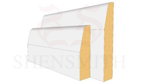 Chamfered Beech Skirting Board