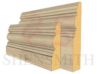 Decon Ash Skirting Board