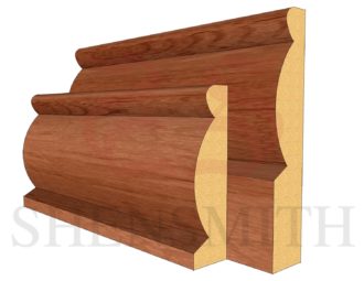 Domed Cherry Skirting Board