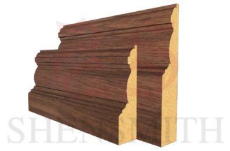 Edwardian Walnut Skirting Board