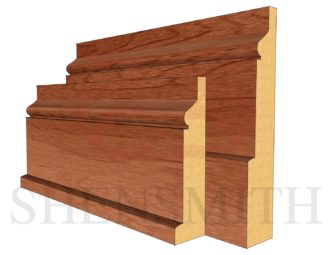 Hazel Cherry Skirting Board