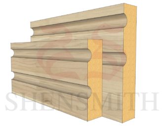 Jazz 2 Ash Skirting Board