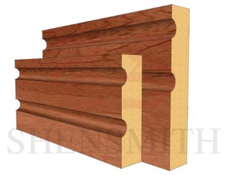 Jazz 2 Cherry Skirting Board