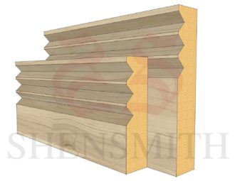 Jazz 3 Ash Skirting Board