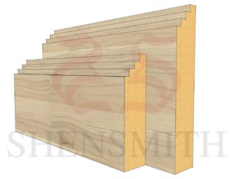 Mini Steps Ash Skirting Board