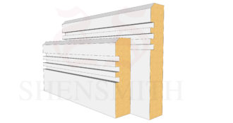 Modern 2 Beech Skirting Board