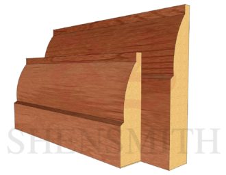 Ovolo Cherry Skirting Board