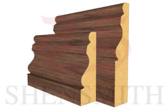 Ogee 2 Walnut Skirting Board