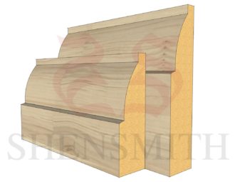 Ovolo Ash Skirting Board