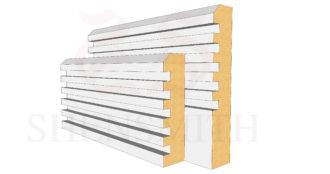 Ribbed Beech Skirting Board