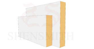 Square Edge Beech Skirting Board
