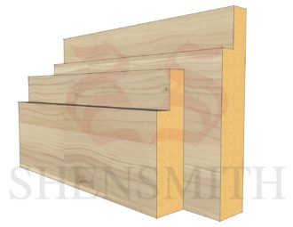 Step Ash Skirting Board