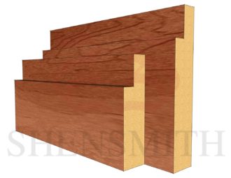 Step Cherry Skirting Board