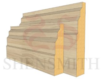 Stepped Ash Skirting Board