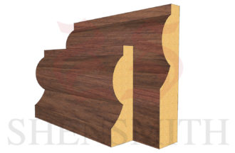 Torus Walnut Skirting Board