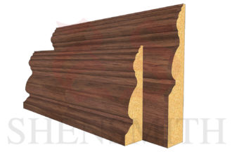 Victorian Walnut Skirting Board