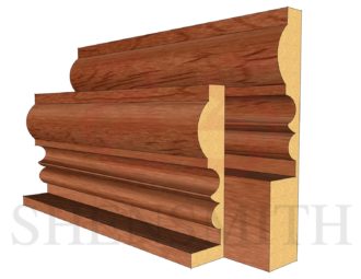 Essex Cherry Skirting Board