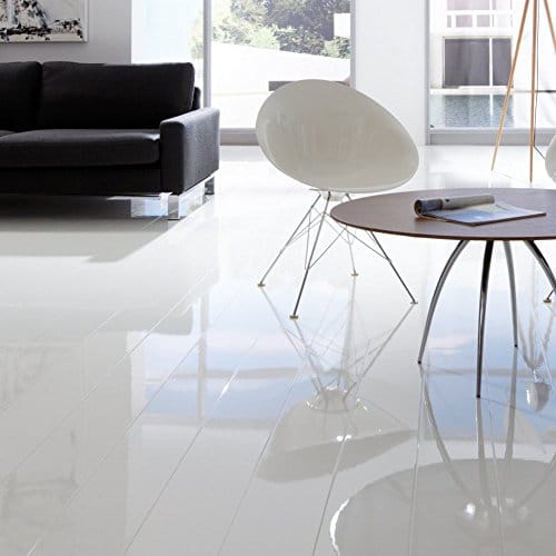 Elesgo Supergloss Extra Sensitive Arctic White Laminate Flooring 772331 - Image 4
