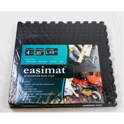 Interlocking Gym Garage Anti Fatigue Flooring Play Mats 32sqft D-Easimat Branded