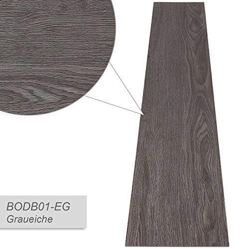 Jago Vinyl Laminate Flooring PVC (0.975 m²) Elegant Wooden Floorboard Effect - Image 3