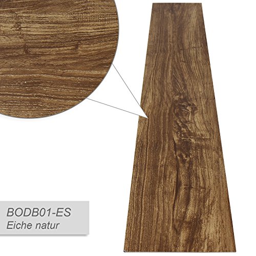 Jago Vinyl Laminate Flooring PVC (0.975 m²) Elegant Wooden Floorboard Effect - Image 5