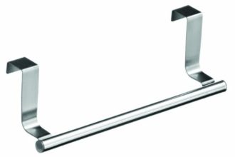 Premier Housewares Over Door Hanging Rail - 23 cm - Stainless Steel